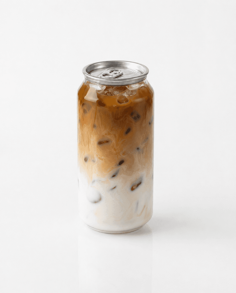 Iced latte can